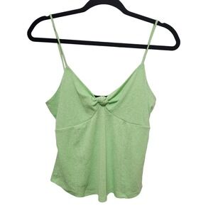 Vintage Joe Boxer Mint Green Camisole Halter Top Tank Cute Juniors Size Large